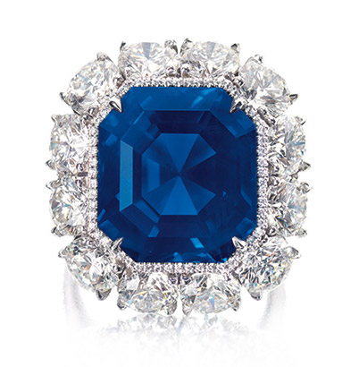 sapphire and diamond ring