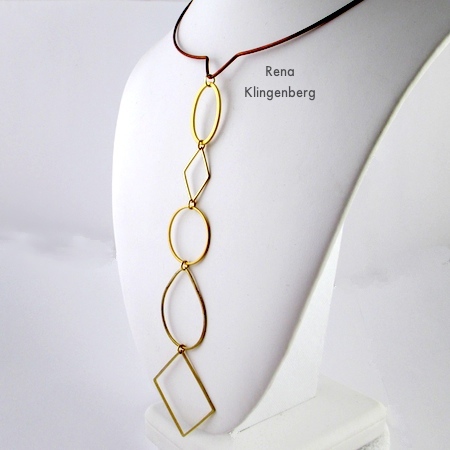 Geometric Waterfall Neckwire, Two Ways - Tutorial by Rena Klingenberg